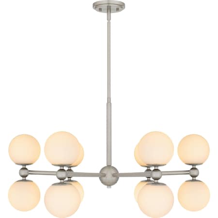 Quoizel Elser Chandelier 12 Lights Brushed Nickel PCELS5031BN